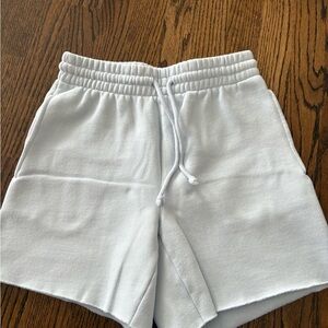Light Blue TNA Aritzia Sweat Shorts